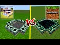 Minecraft vs craft world master building block game 3d  end portal  nether portal