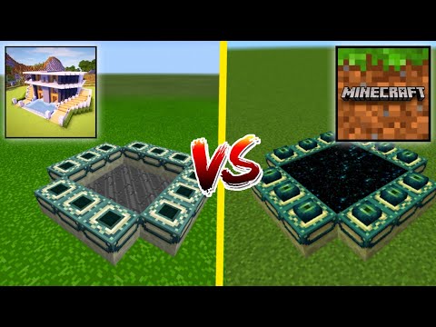 Minecraft vs Craft World: Master Building Block Game 3D - END PORTAL & NETHER PORTAL