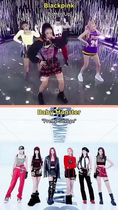 Batter Up x Pretty Savage 🔥 #blackpink #babymonster #youtube #subscribe #kpop #like #shorts #baemon