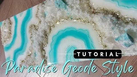 Geode Resin Art Tutorial 💫 Resin Art Beginners ❤️ Geode Resin Wall Art With Druzy 🤍 Resin Tutorial