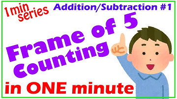 In ONE MINUTE: Frame of 5 Counting