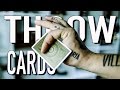 How To THROW Playing Cards FAST!