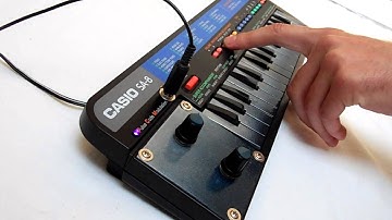 RC CIRCUIT BENT CASIO SA-8 OPTICAL THEREMIN MICRO MOD SYNTHESISER KEYBOARD