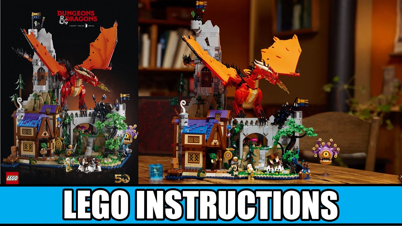 Ideas - Dungeons & Dragons: Red Dragon's Tale LEGO instructions