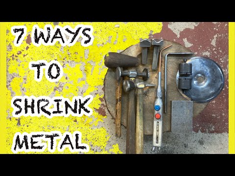 Video: Kan du krympe metall med en høvlehammer?