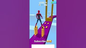 Spiderman Skater Stacker gameplay walkthrough | android,iOS mobile | all Level | #shorts games
