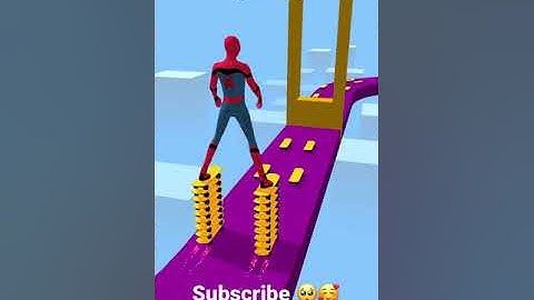 Spiderman Skater Stacker gameplay walkthrough | android,iOS mobile | all Level | #shorts games