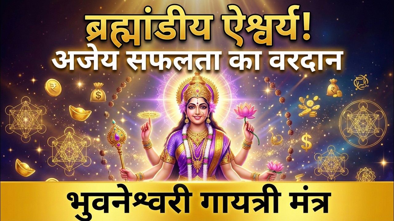 भुवनेश्वरी गायत्री मंत्र: ब्रह्मांडीय ऐश्वर्य और अजेय सफलता का वरदान | Bhuvaneshwari Gayatri Mantra