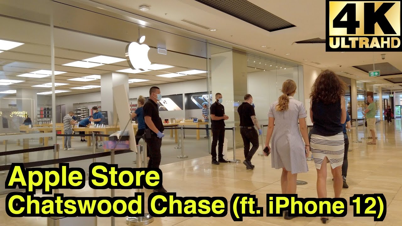 [4K] Apple Store at Chatswood Chase iPhone 12 is Out📱Peeps Out 🛍 Sydney Walking Tour 🇦🇺