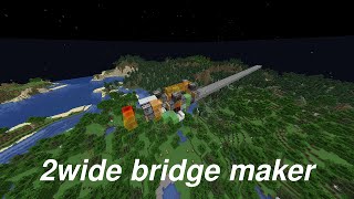 2wide cobble bridge maker  I Tutorial