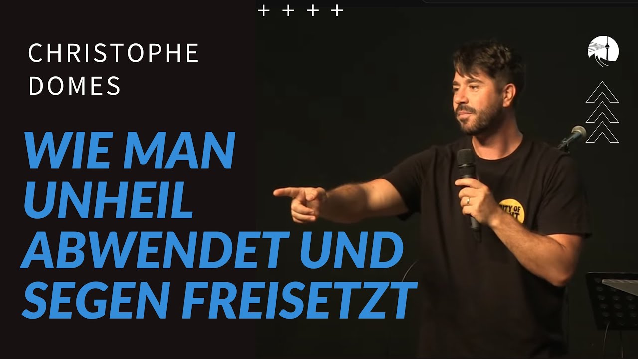 Wie man Unheil abwendet und Segen freisetzt | basics | Christophe Domes | diekreative | 01.09.2024