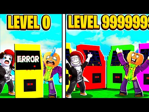 We Built A Level 999 999 999 Roblox Arcade Tycoon Youtube - arcade tycoon roblox codes