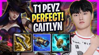 PEYZ PERFECT GAME WITH CAITLYN! - T1 Peyz Plays Caitlyn ADC vs Ziggs! | Season 2026