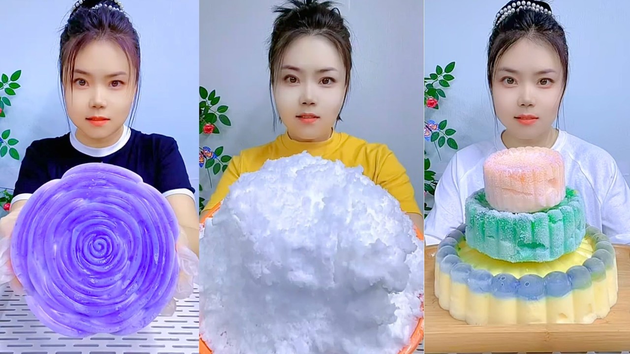 Homemade Traditional Chinese Ice Eating Show #91