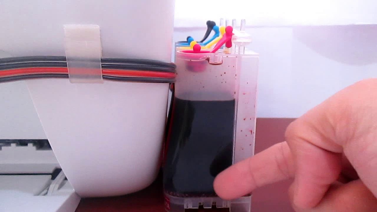 QUÉ TINTA USAR EN IMPRESORA HP 2135 CON SISTEMA DE TINTA CONTINUA ADAPTADO  - YouTube