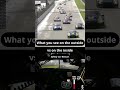 Outside vs inside, on a safety car restart