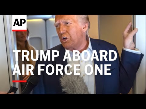 Trump, aboard Air Force One, says he still wants Greenland