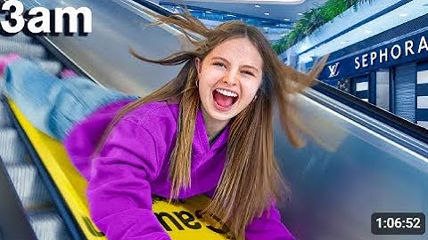 OVERNIGHT In WORLD'S LARGEST AMERICAN MALL *24 Hour Challenge* Trailer👀❤️‍🩹   @Joardanmatter