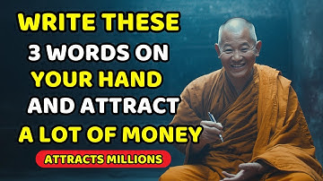 If You Write These 3 NUMBERS on Your Hand You will Attract Wealth And Success| Buddhist Teachings
