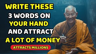 If You Write These 3 NUMBERS on Your Hand You will Attract Wealth And Success| Buddhist Teachings