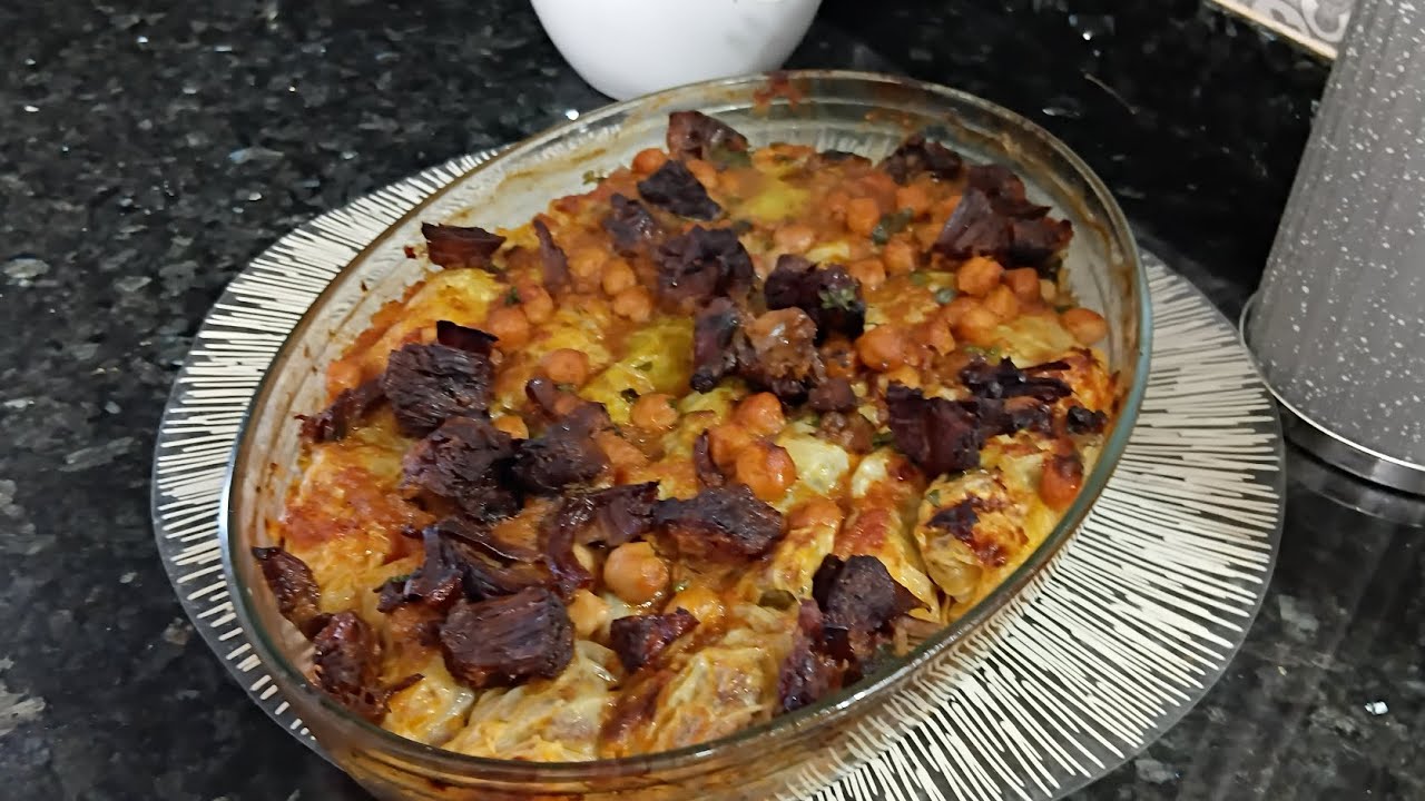 وصفة الكرمب محشي باللحم المفروم بنين بزاففف 🤤