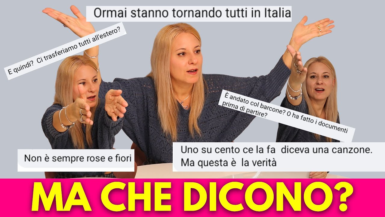 ECCO LE CRITICHE che fanno agli Italiani all'Estero | TOP 6 COMMENTI INUTILI SUGLI EXPAT screenshots