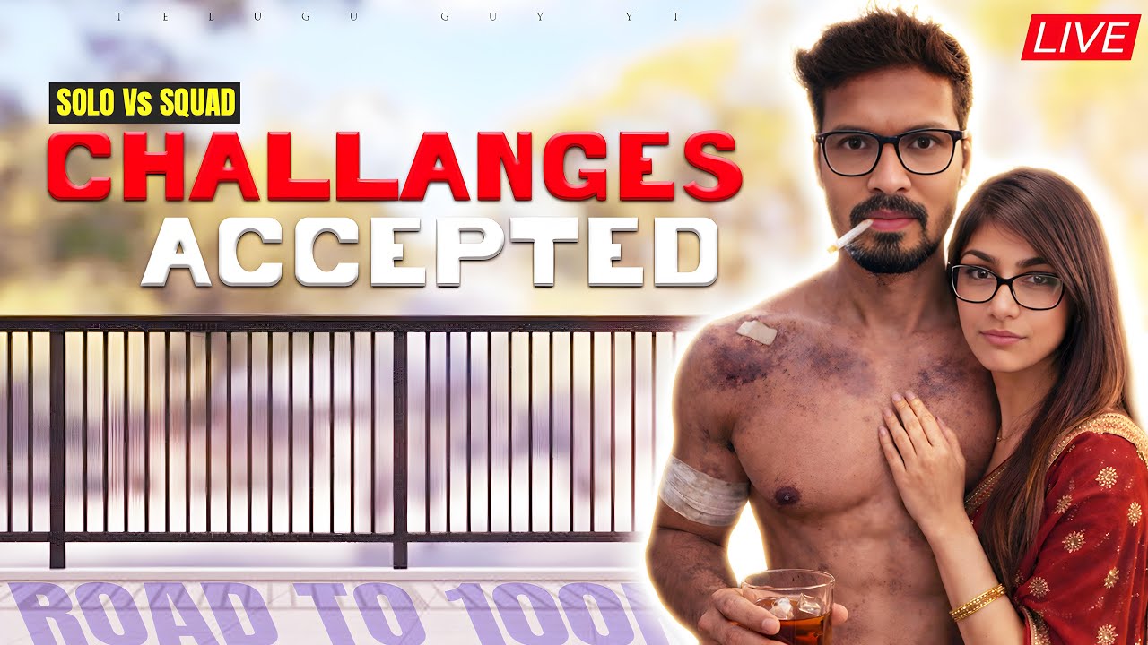 🔴Solo vs Squad Live Challenges in BGMI 4.2 Update | PUBG Mobile Live | Road to 100k🔥​