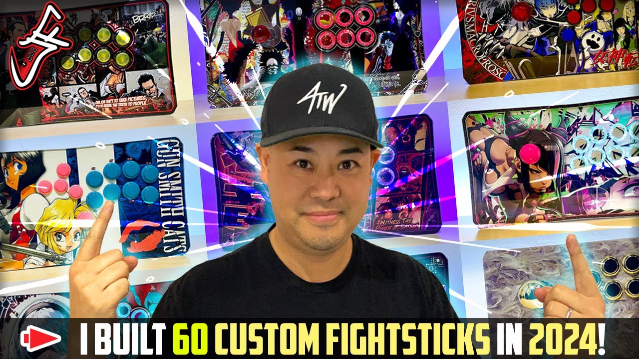 Все кастомные боевые палочки, которые я построил в 2024 году