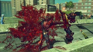 Prototype 2 Gameplay : Free Roam : Zombie Alex Mercer terrorizing yellow zone