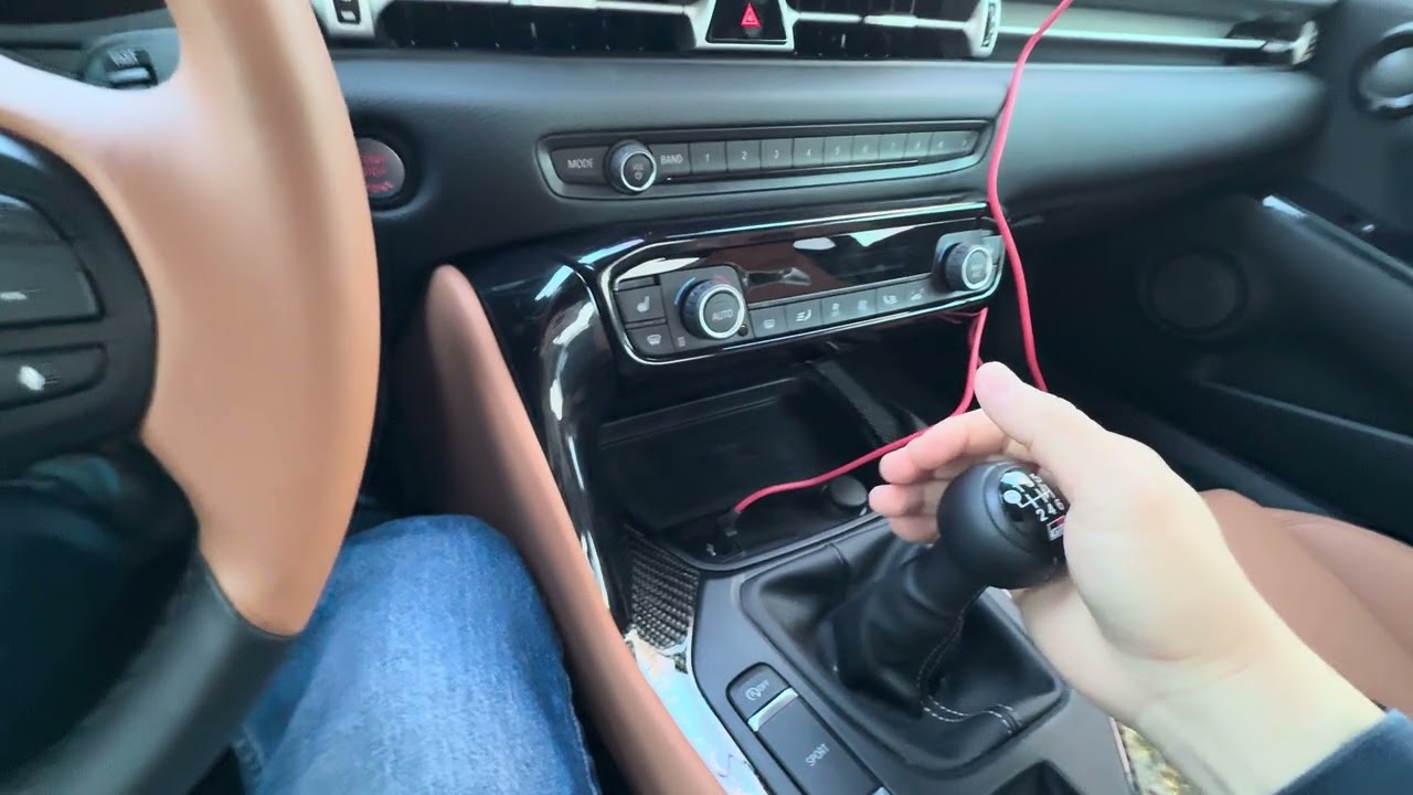 Shifting the 2026 Toyota GR Supra 6-Speed Manual While Stopped | Gear Feel & Precision