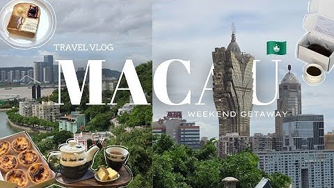 Macau weekend getaway | 🇲🇴 A Perfect 1-Day Itinerary | Student budget vlog you can