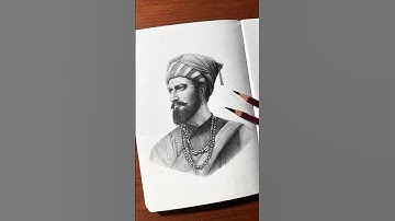 Drawing🔥 Vicky kaushal as sambhaji maharaj #drawing #chhavadrawing #shorts