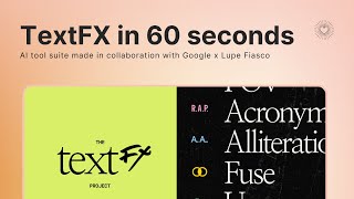 TextFX from Google: 10 tools, each with a different “effect” on textual inputs