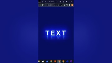 How to create a glow effect in HTML & CSS #shorts #html #css