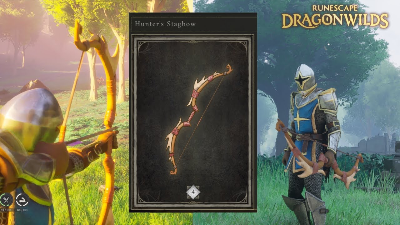 How to Get the Best Bow in Runescape Dragonwilds (Hunter's Stagbow)