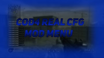 [CoD4/TU4] Real CFG Mod Menu Loaded on RGH