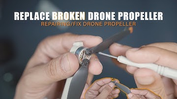 Repairing Drone Propeller | Fix Broken Wings | 4K ASMR | Changing Broken Propeller |Full Guide Video