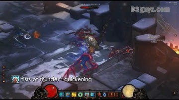 82 Diablo3 Monk skill fists of thunder quickening