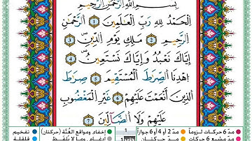 سورة الفاتحة الشيخ يوسف مناصر برواية ورش عن نافع تراويح  رمضان 2025 /1446