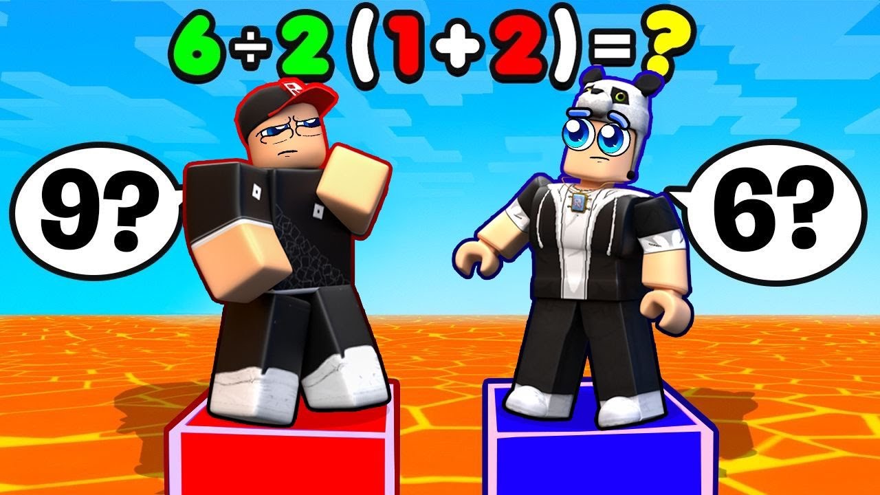 Doğru Cevabı Veremezsen Lavlara Düşersin! Roblox