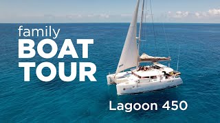 BOAT TOUR Lagoon 450 | Sailing Family of Six Living on a Catamaran