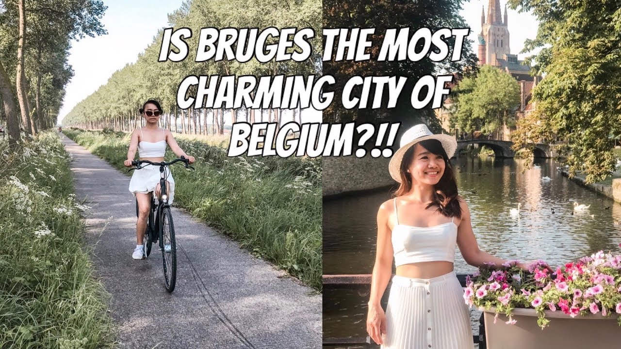 Из Брюгге в Дамме на велосипеде | Видеоблог о путешествии по Бельгии