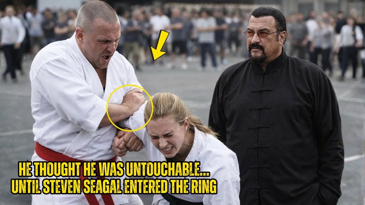 WHEN A RED BELT BROKE A GIRL’S ARM… STEVEN SEAGAL WALKED IN AND THE ROOM FROZE