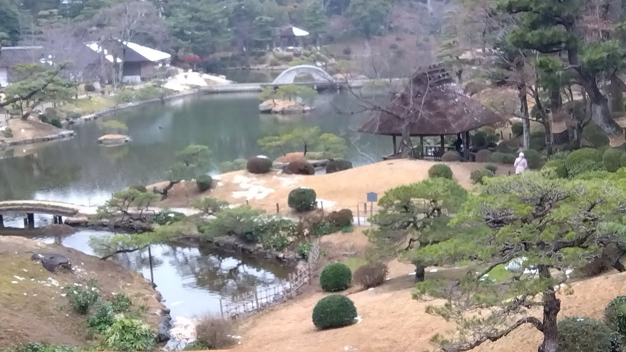 江戸時代から続く日本庭園💮#縮景園#広島市中区 #江戸時代#広島県 