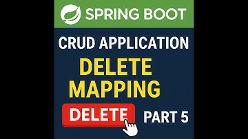 #SpringBoot #CRUD #Application - #DELETE Mapping (#Delete #API) uitgelegd | Deel 6 #springboot
