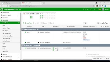 How to Configure Redundant Interface in FortiGate Lab using Vm eve ng #Fortinet #fortigate #eve-ng