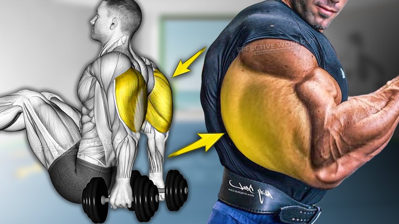6 Huge Triceps Exercises to Get Big Arms fastest - YouTube