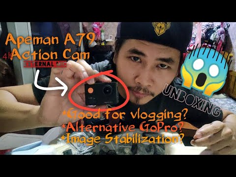 Apeman A79 4K Action Camera Unboxing
