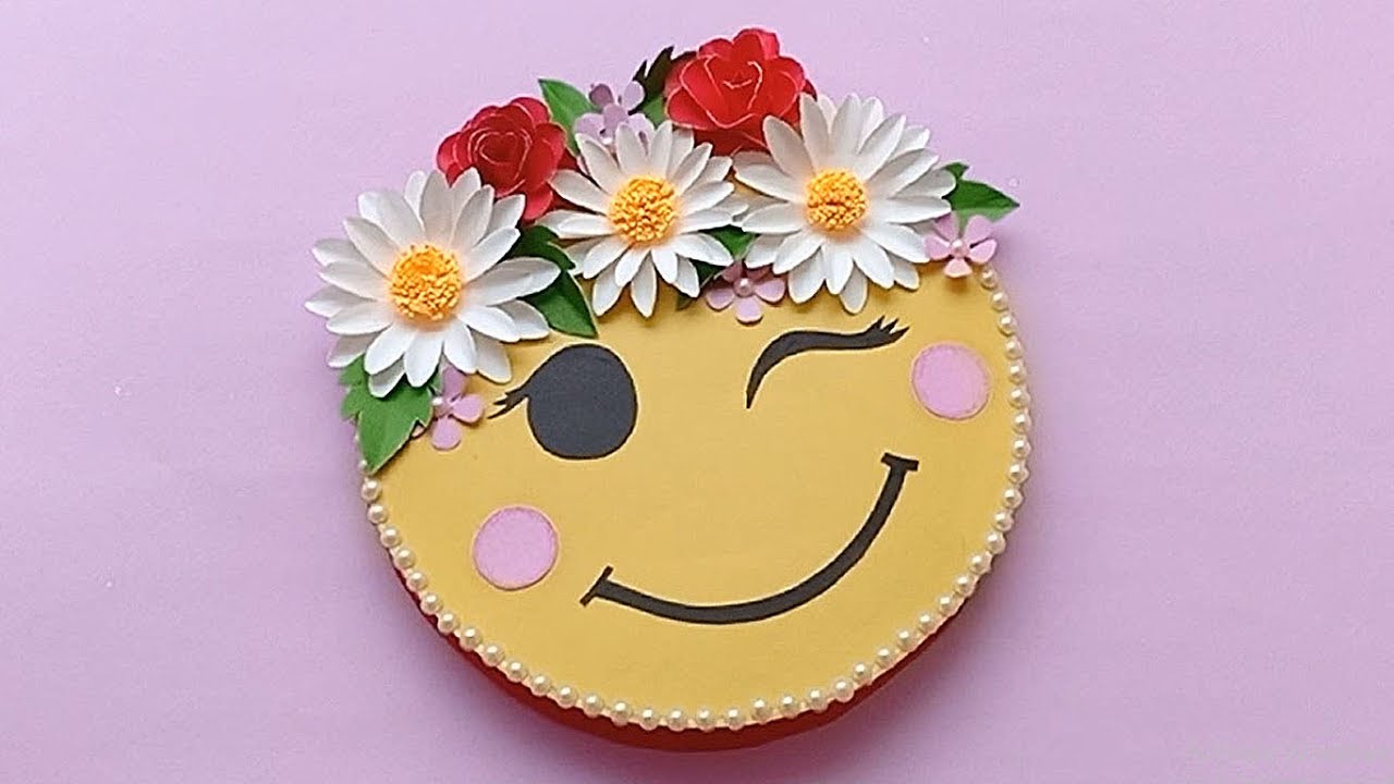 How to make Emoji Birthday Card//Handmade Birthday Card