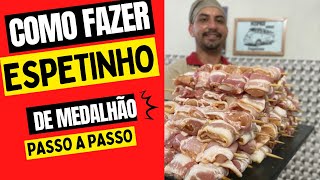 COMO FAZER MEDALHÃO DE FRANGO